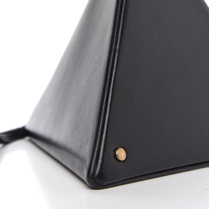 Saint Laurent Lambskin Pyramid Clutch Black 6 of 10