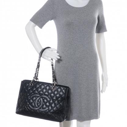 Chanel Caviar Grand Shopping Tote GST Black 2 of 7