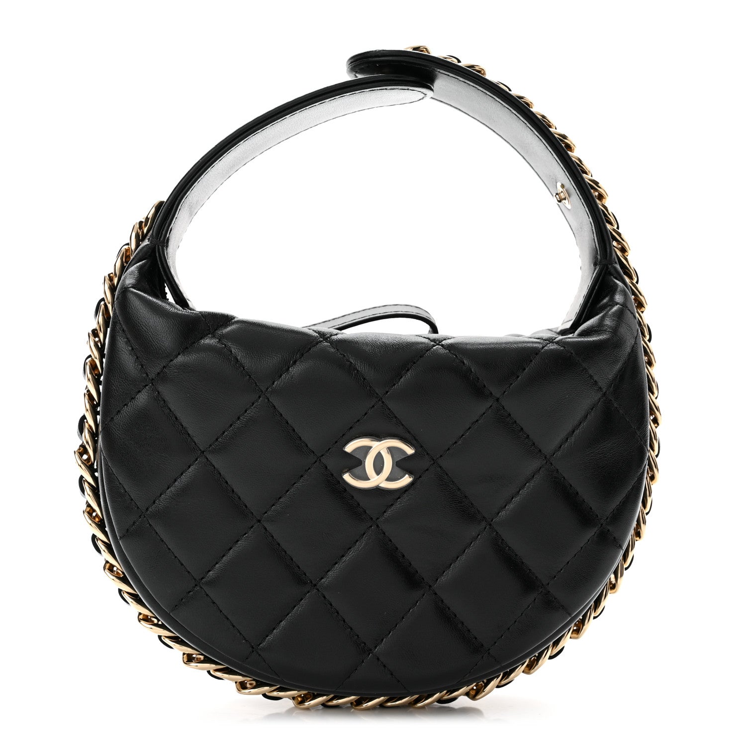 Chanel Quilted Chain Around Pouch Black 1 of 10