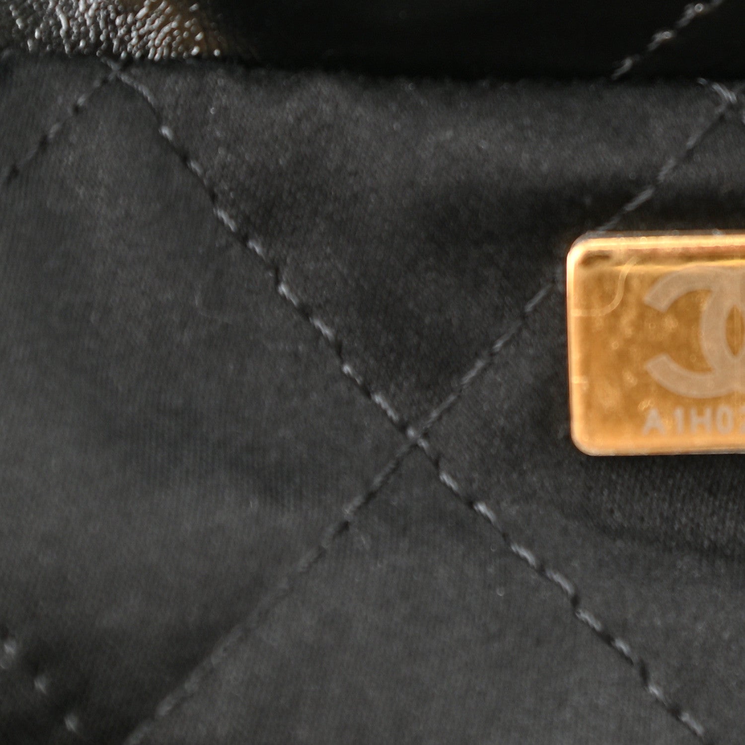 Chanel Glazed Calfskin Quilted Chanel 22 Black 8 of 11