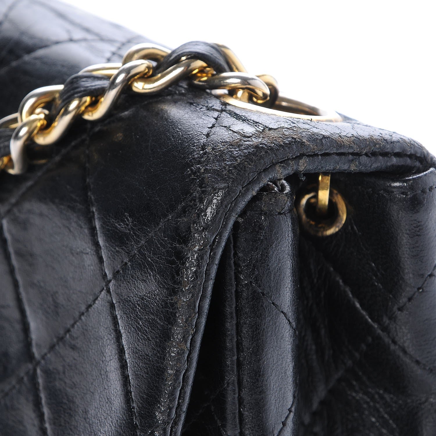 Chanel Lambskin Quilted Mini Square Flap Black 5 of 11