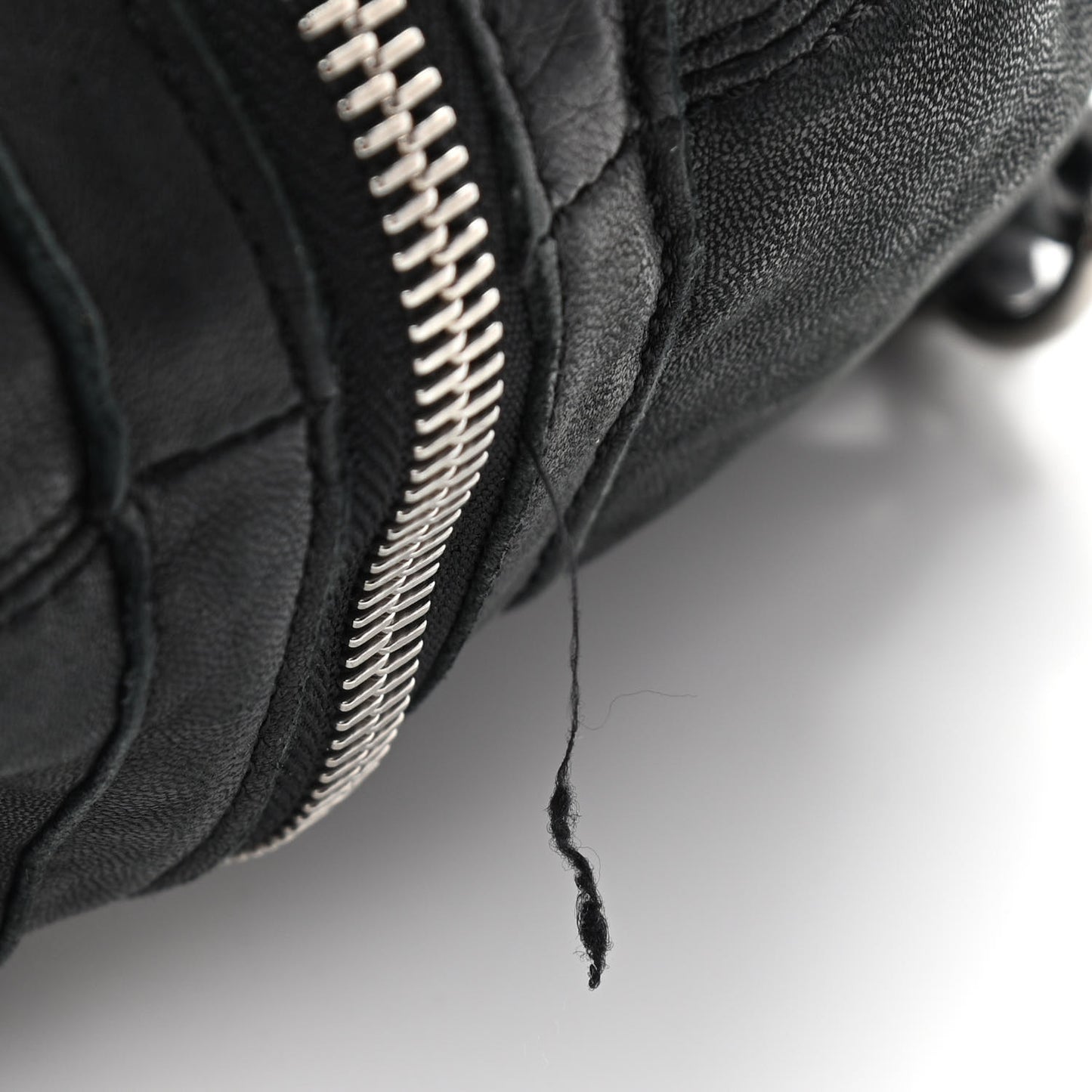 Lambskin Mini Marti Backpack Washed Black Rhodium Hardware