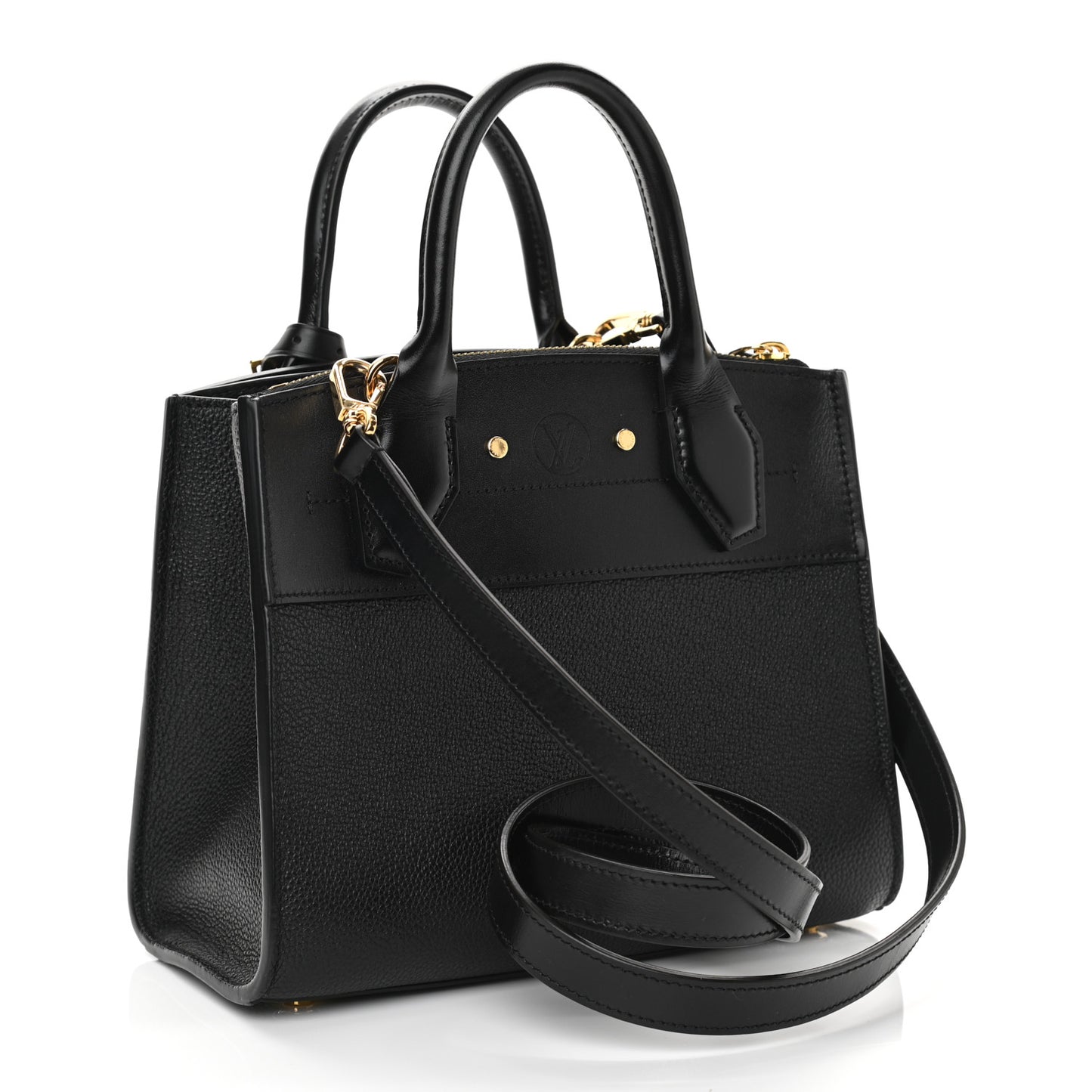 Calfskin City Steamer Mini Black
