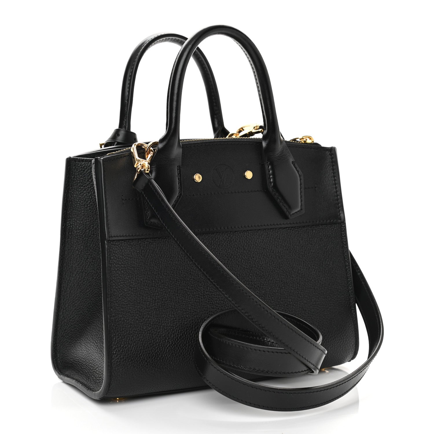 Louis Vuitton Calfskin City Steamer Mini Black 3 of 10