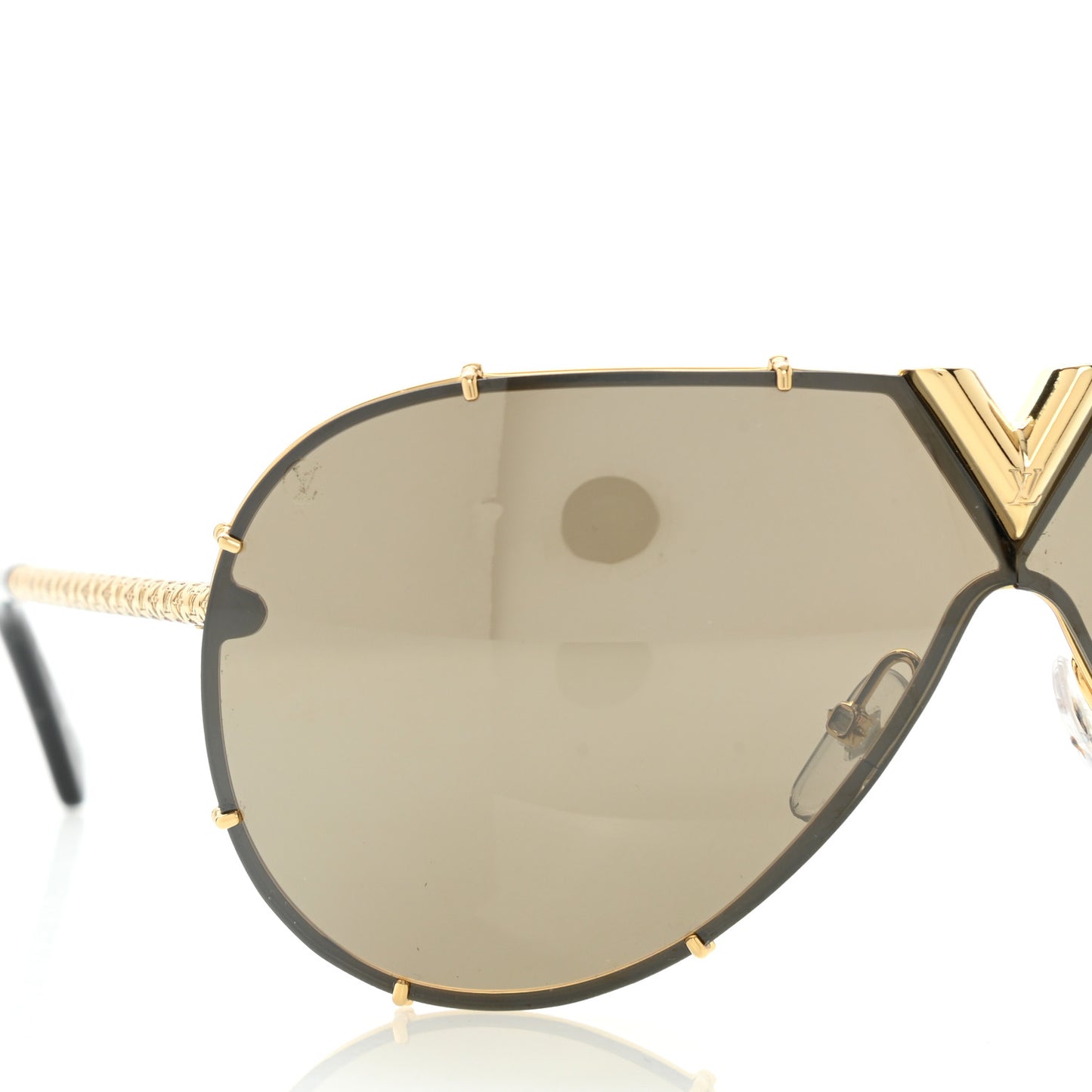 Metal LV Drive Sunglasses Z0897W Black Gold