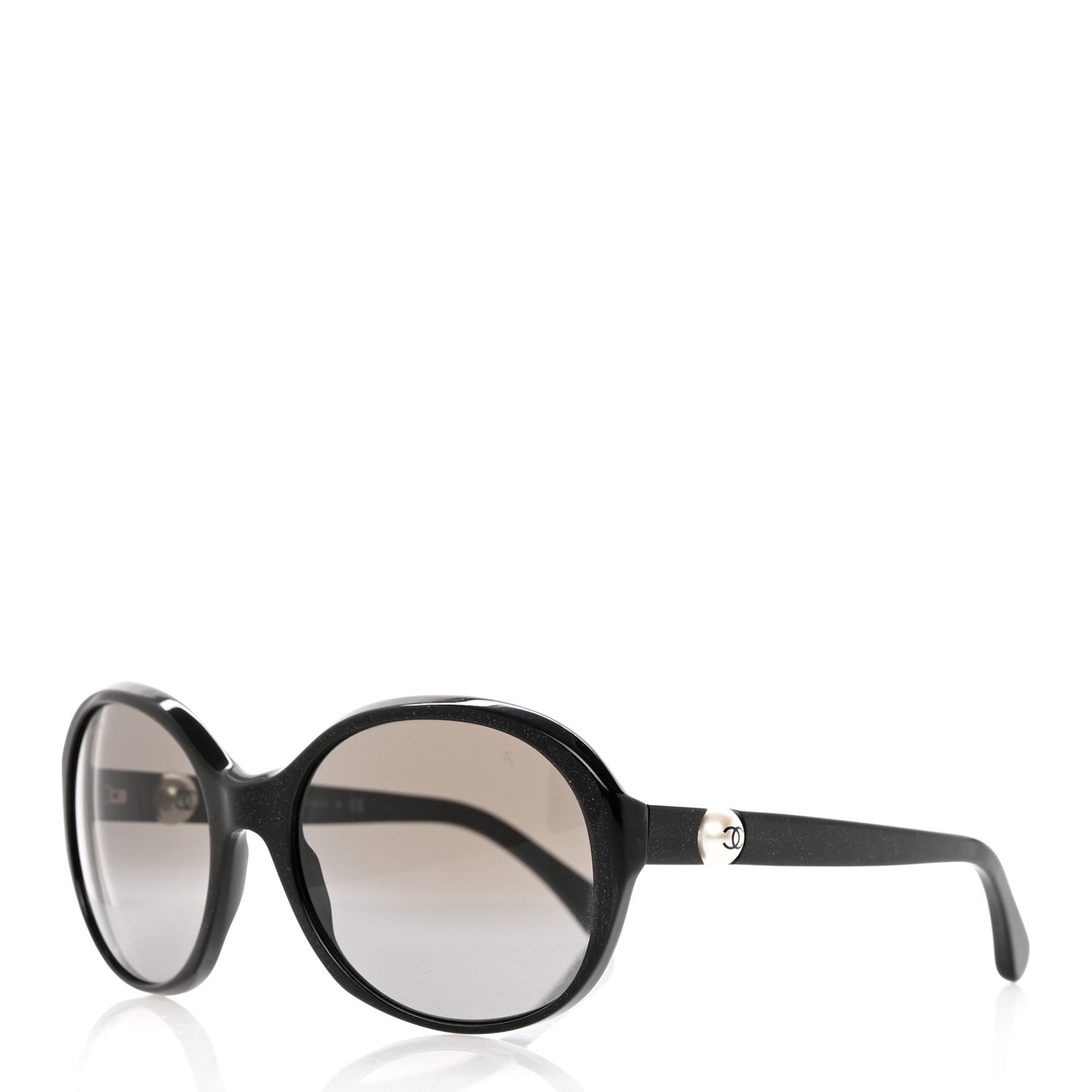 Glitter Acetate CC Pearl Sunglasses 5211-H Black