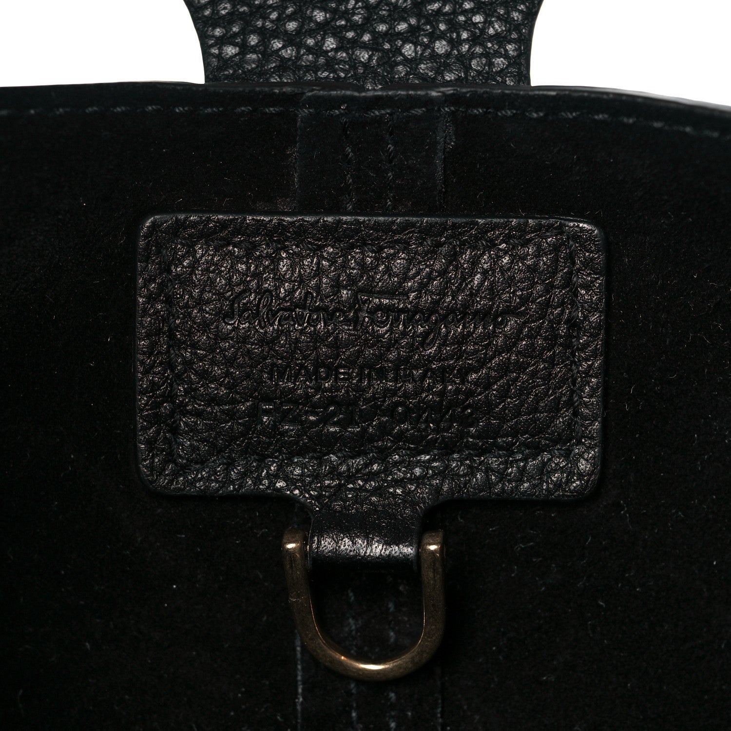 Salvatore Ferragamo Calfskin Margot Hobo Black 6 of 9