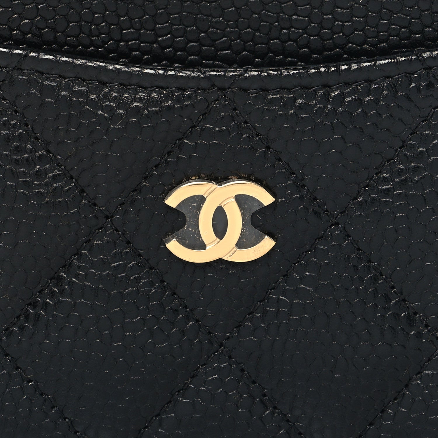 Chanel Caviar Quilted Card Holder Black 9 of 10