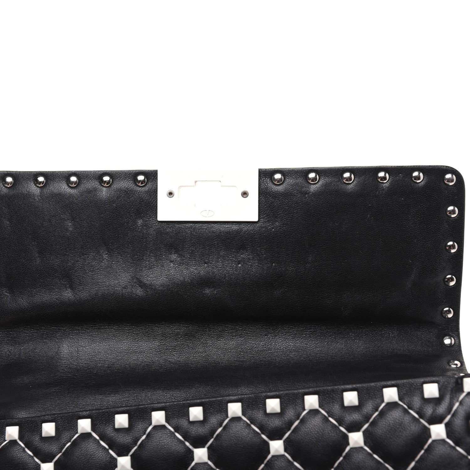 Valentino Garavani Lambskin Medium Free Rockstud Spike Shoulder Bag Black 15 of 23