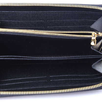Louis Vuitton Damier Paillettes Zippy Wallet Black 5 of 9