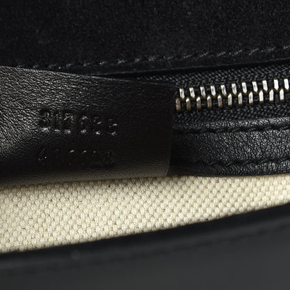 Gucci Patent Large Bright Bit Clutch Black 7 of 9