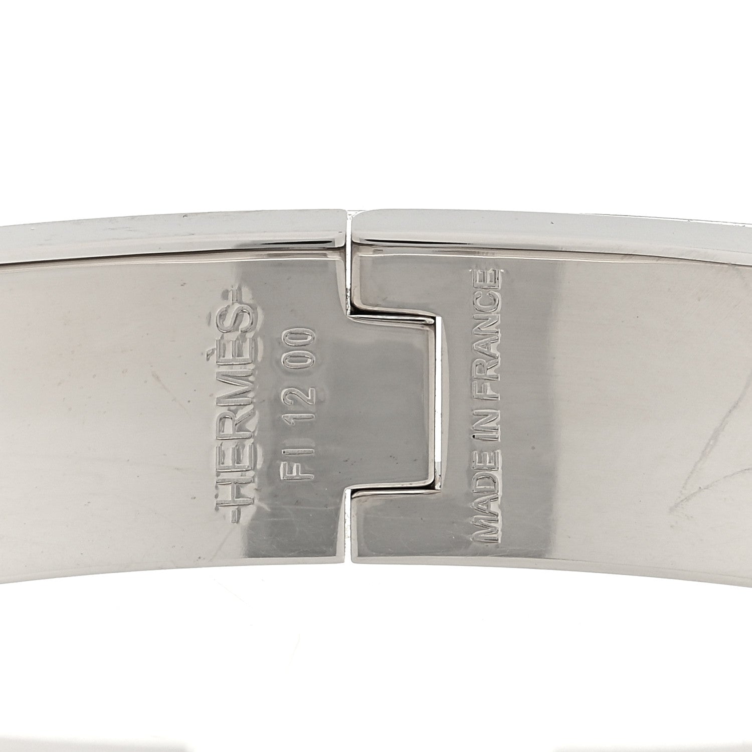 Hermes Enamel Narrow Clic Clac H Bracelet PM Mint 4 of 5