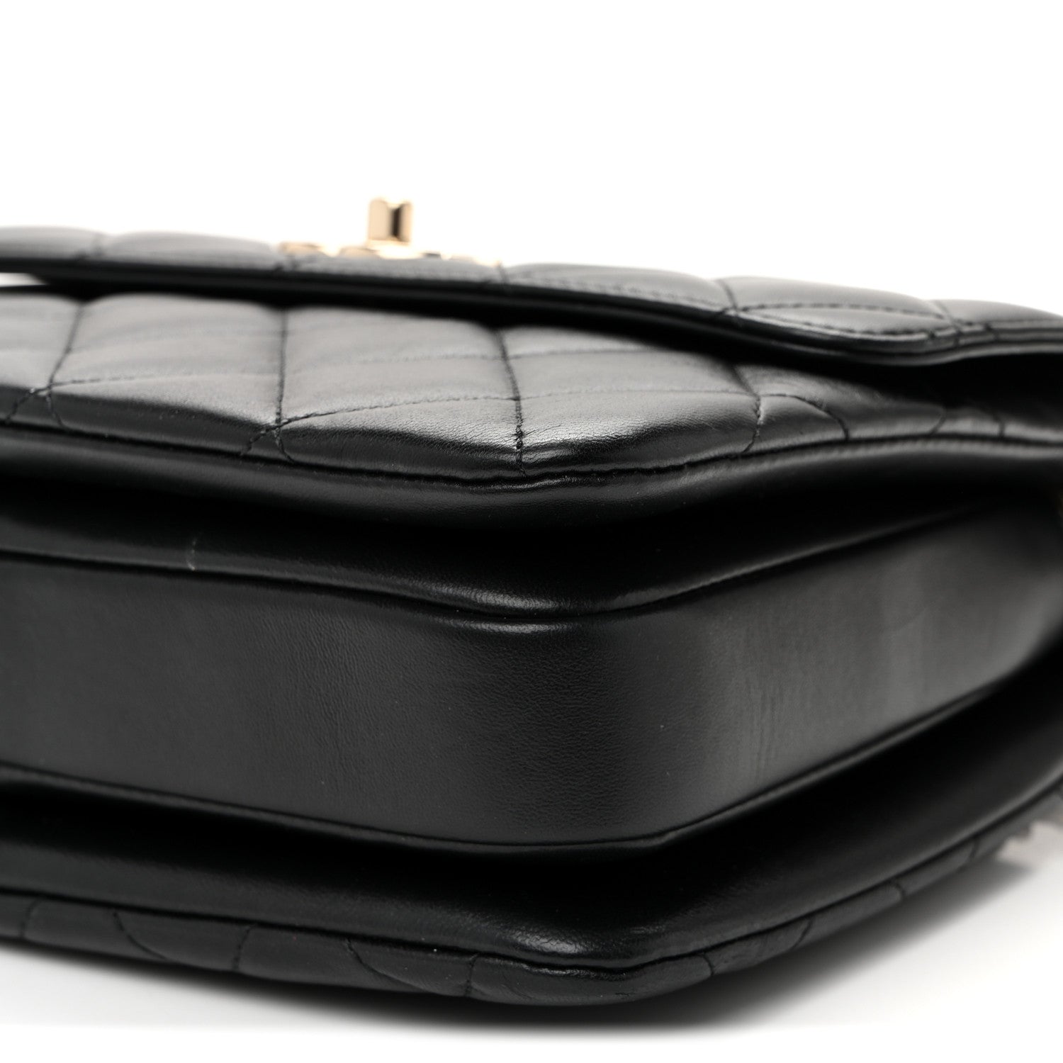 Chanel Lambskin Quilted Small Trendy CC Dual Handle Flap Bag Black 10 of 10
