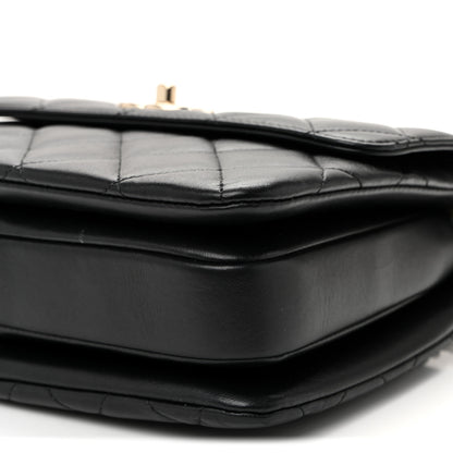 Chanel Lambskin Quilted Small Trendy CC Dual Handle Flap Bag Black 10 of 10