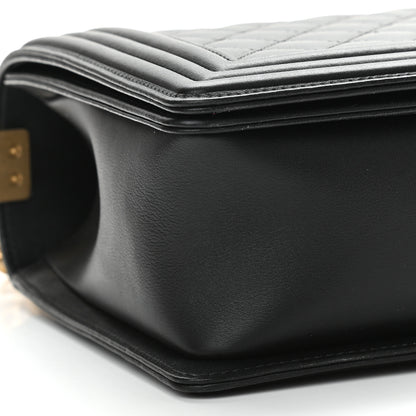 Chanel Calfskin Quilted New Medium Boy Flap Black 11 of 15