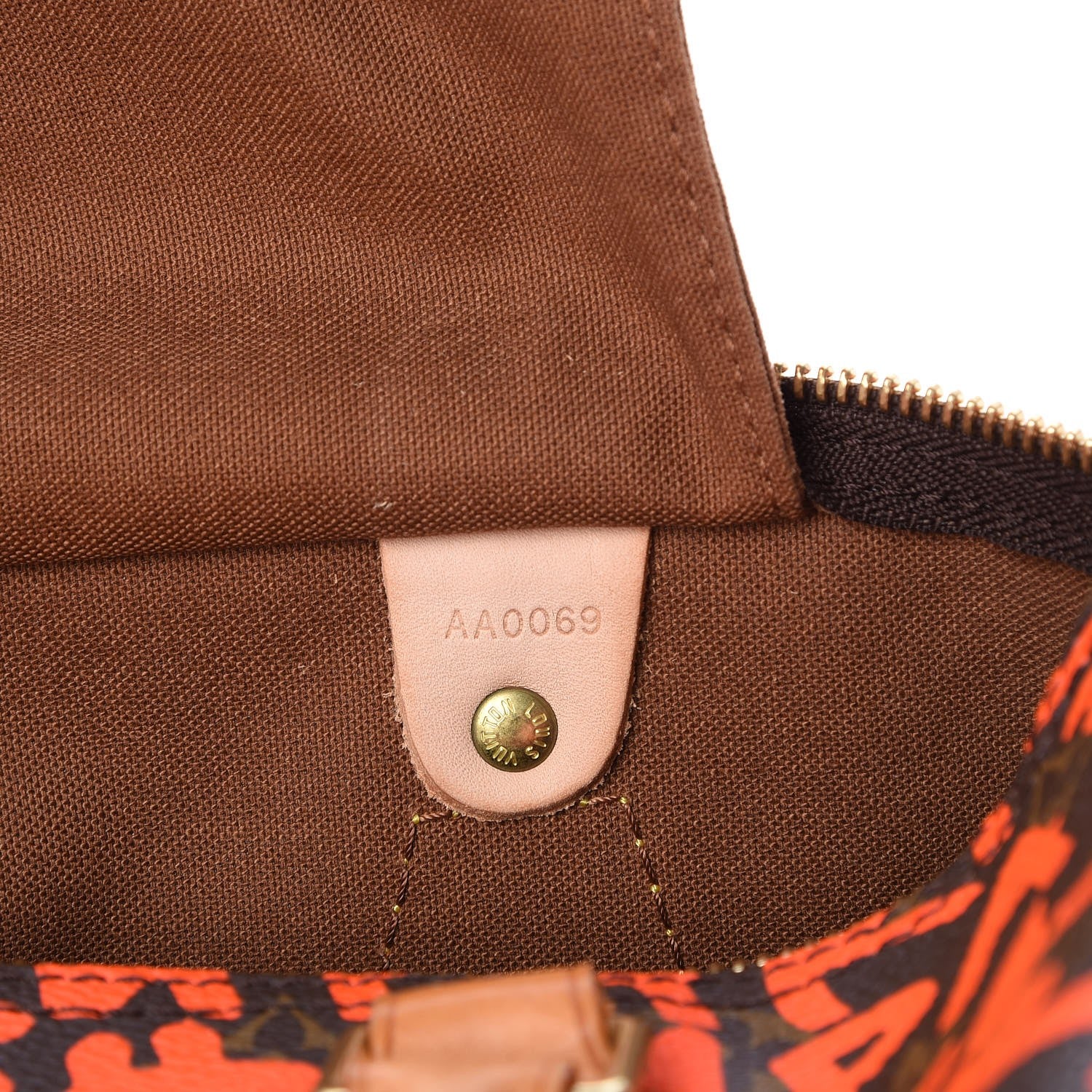 Louis Vuitton Monogram Graffiti Speedy 30 Orange 5 of 11