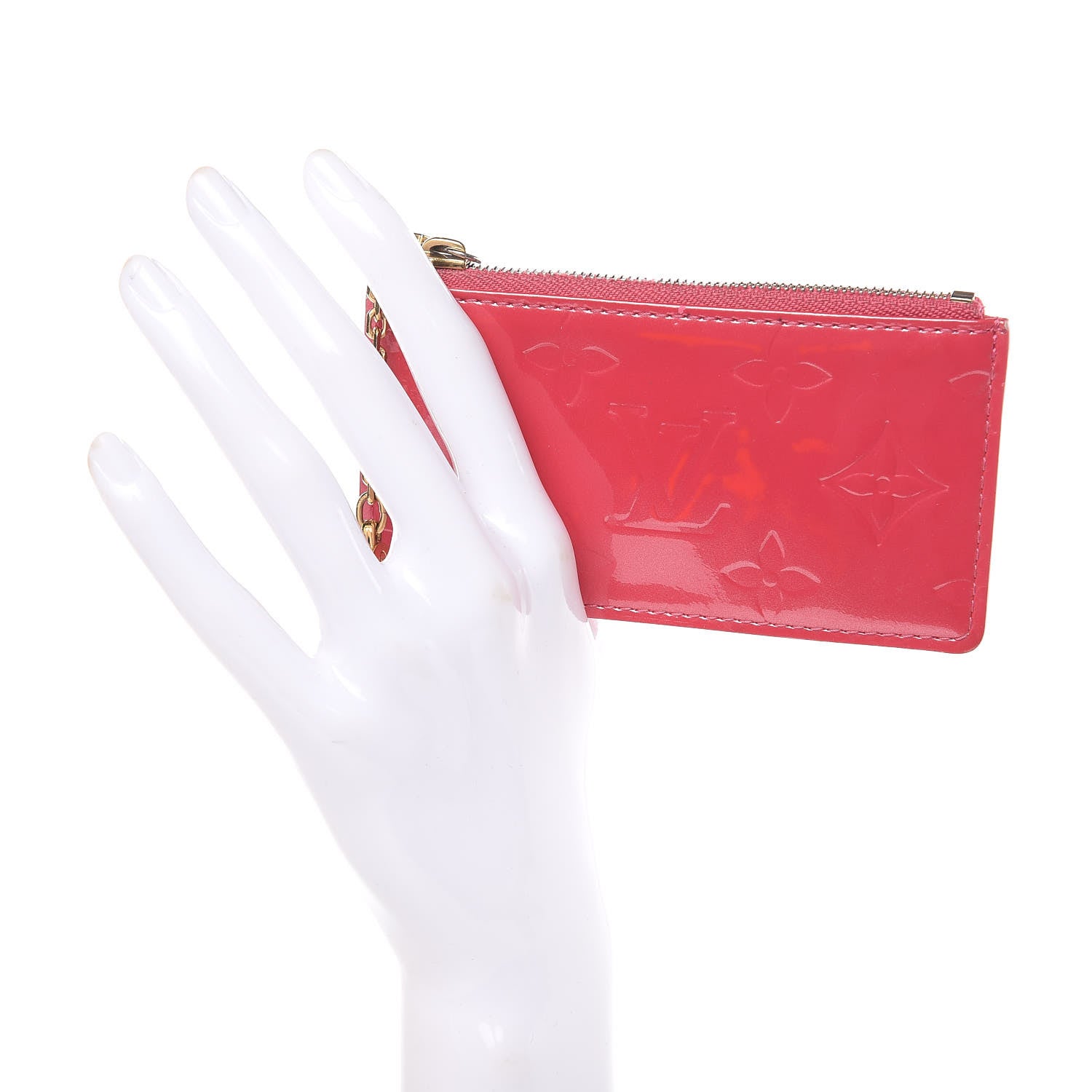 Louis Vuitton Vernis Key Pouch Framboise 2 of 8