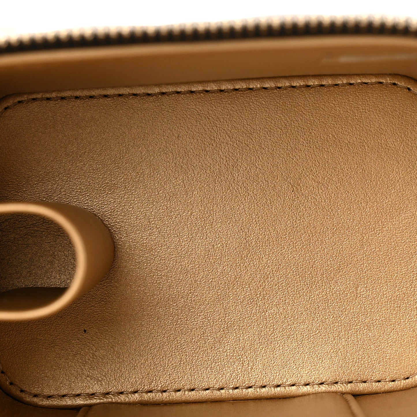 Lambskin Quilted Mini Pearl Crush Vanity Case With Chain Black