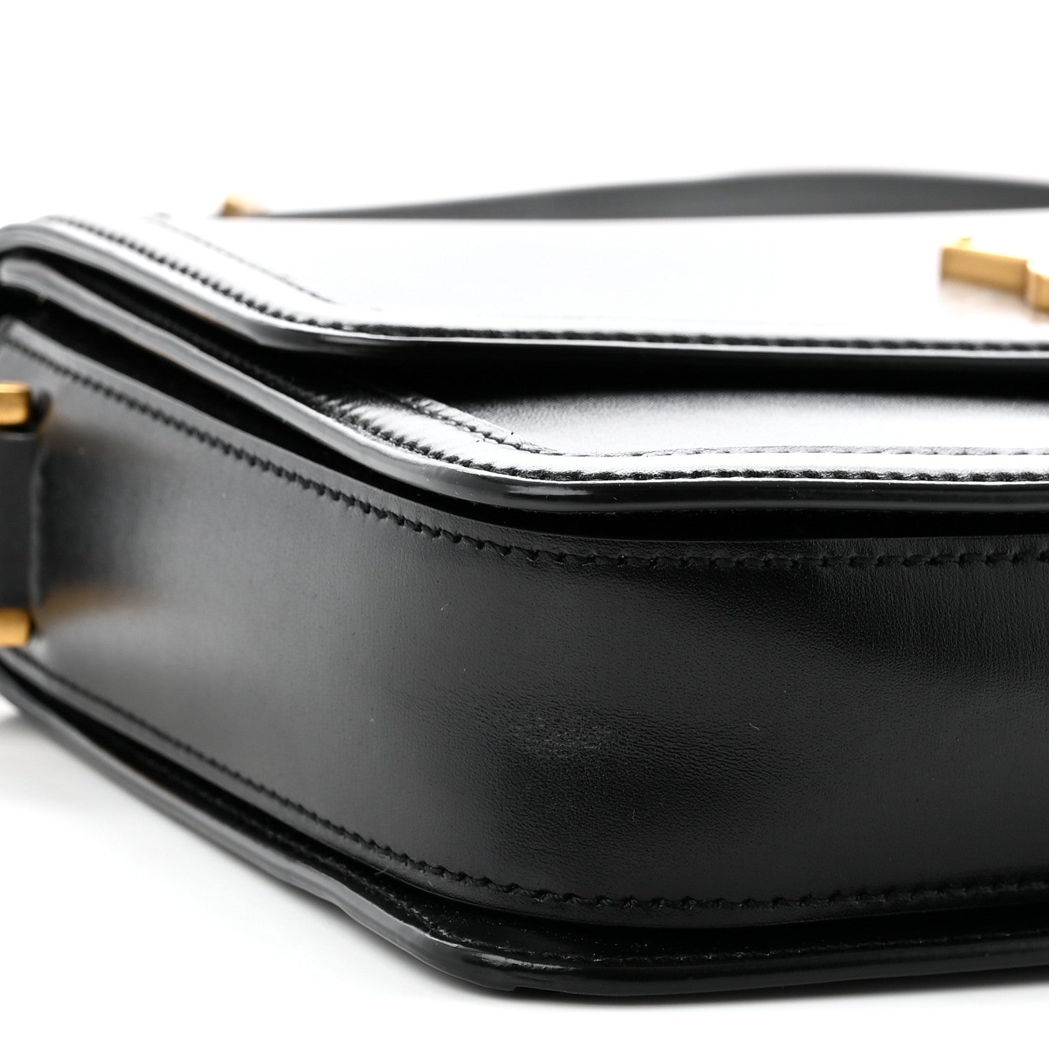 Saint Laurent Smooth Calfskin Small Solferino Satchel Black 9 of 12