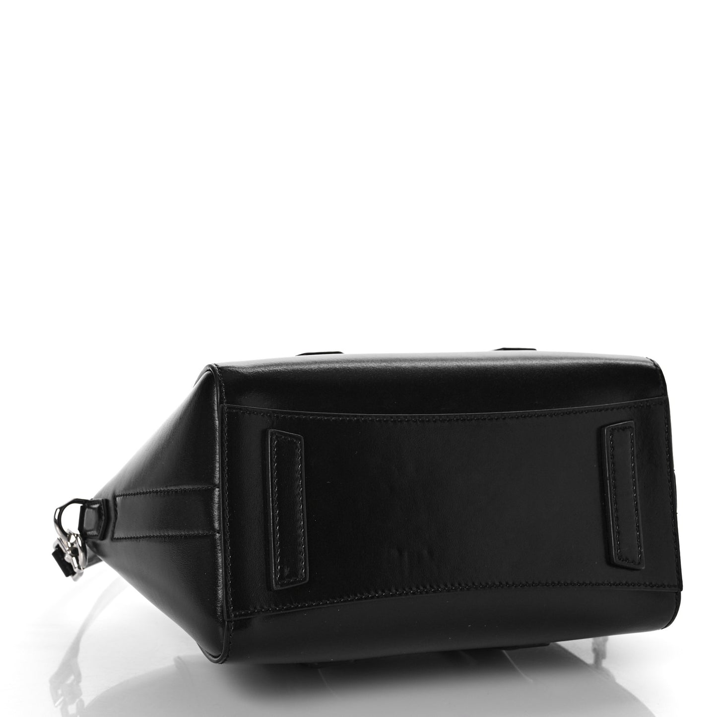 Box Calfskin Mini Lock Antigona Shoulder Bag Black
