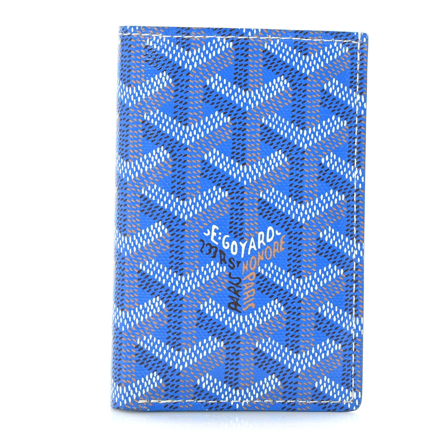 Goyardine Saint Pierre Card Holder Blue