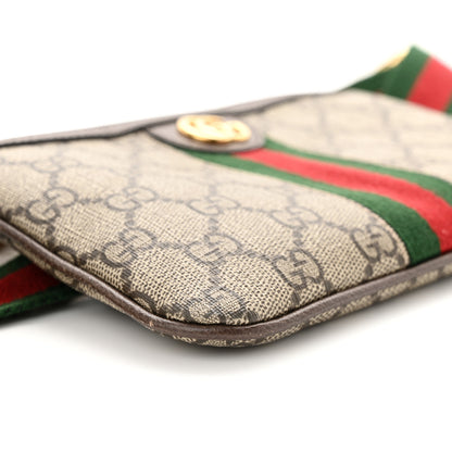 Gucci GG Supreme Monogram Web Ophidia Utility Belt Bag 85 34 Beige Ebony New Acero 9 of 11