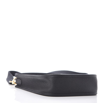 Hermes Taurillon Clemence Evelyne TPM Black 4 of 11