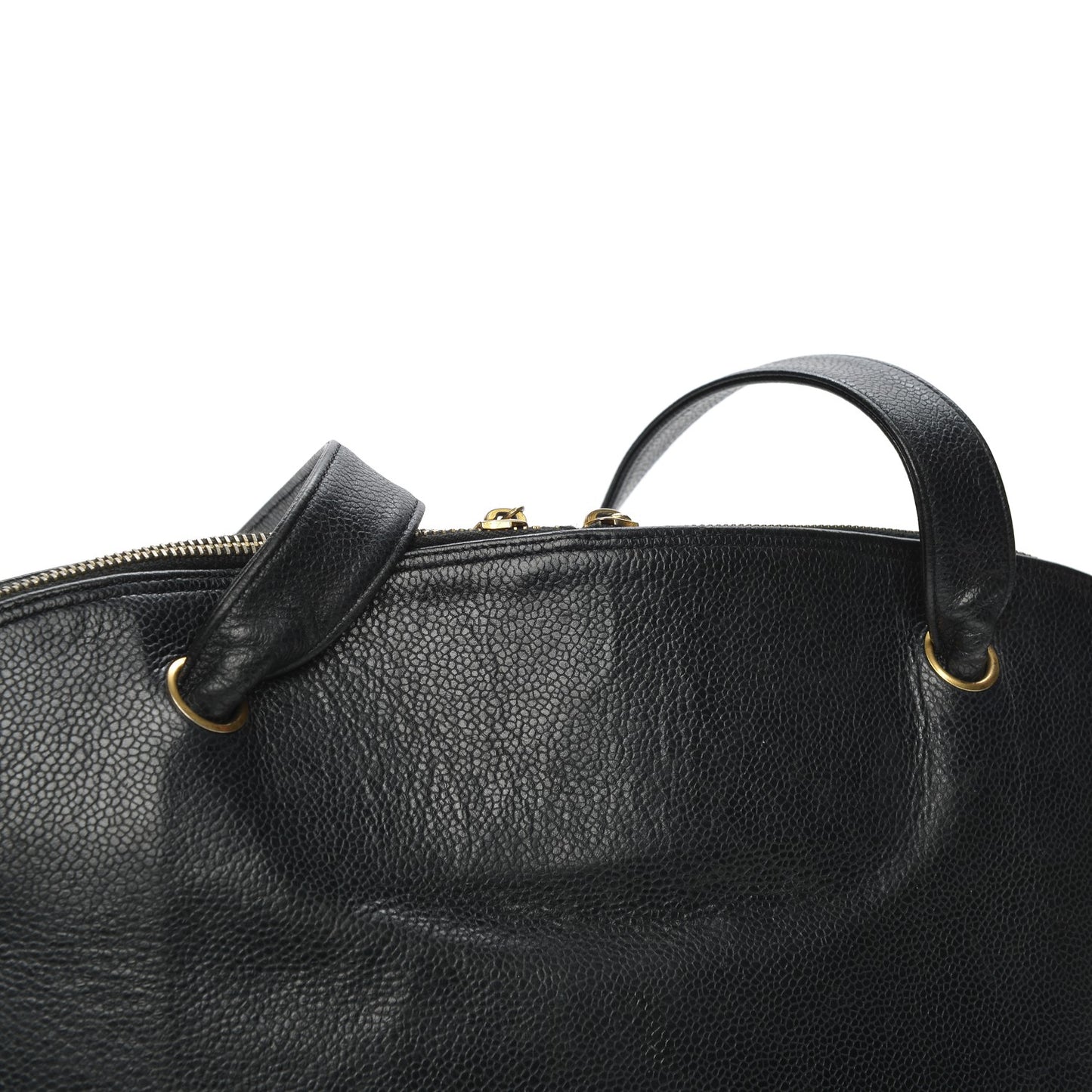 Caviar CC Shoulder Bag Black