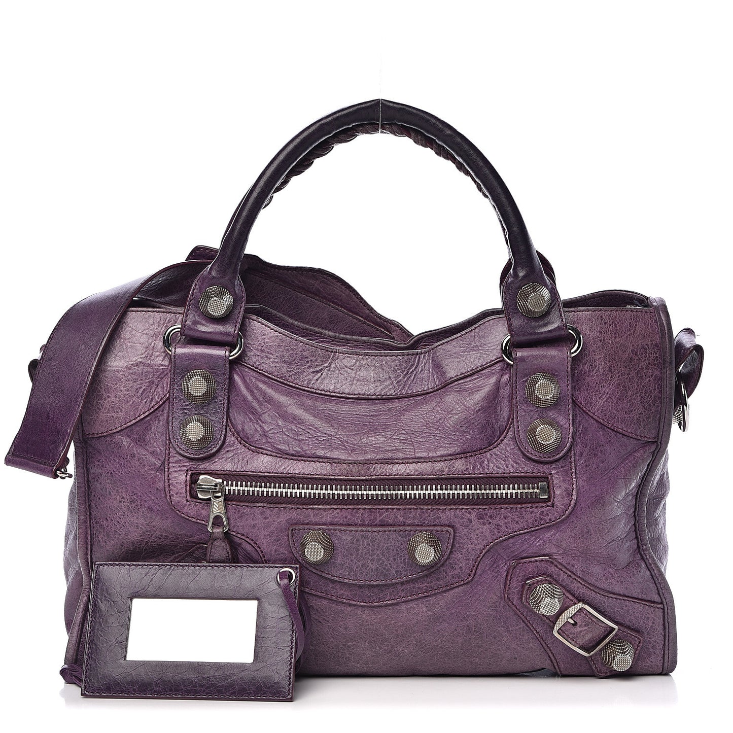 Agneau Giant 21 Silver Hardware City Raisin