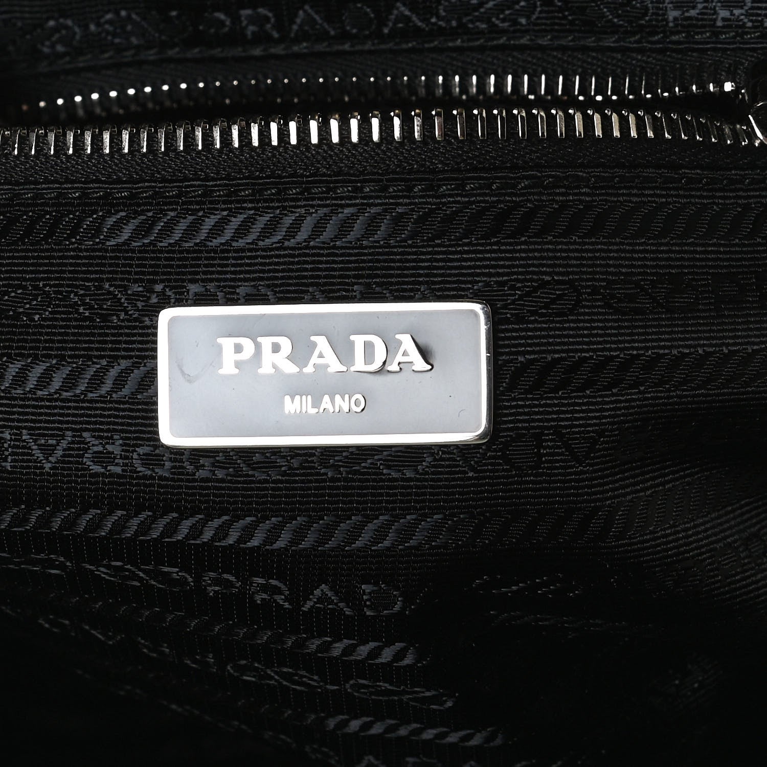 Prada Nylon Tessuto Impuntu Quilted Backpack Black 6 of 14