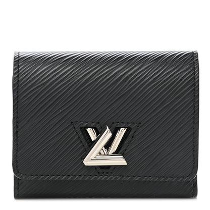 Louis Vuitton Epi Twist Compact Wallet Black 1 of 8