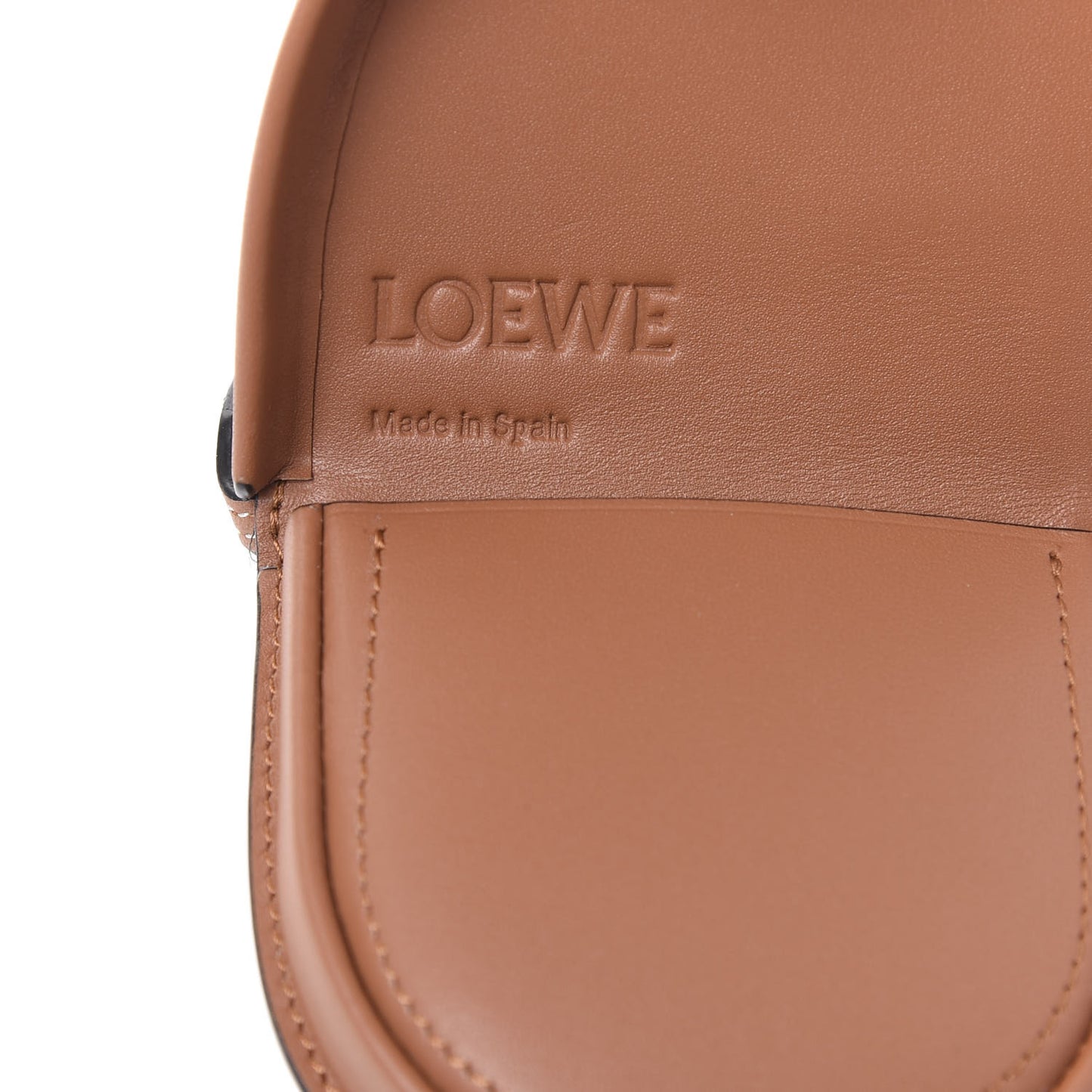 Calfskin Mini Ibiza Heel Shoulder Bag Tan