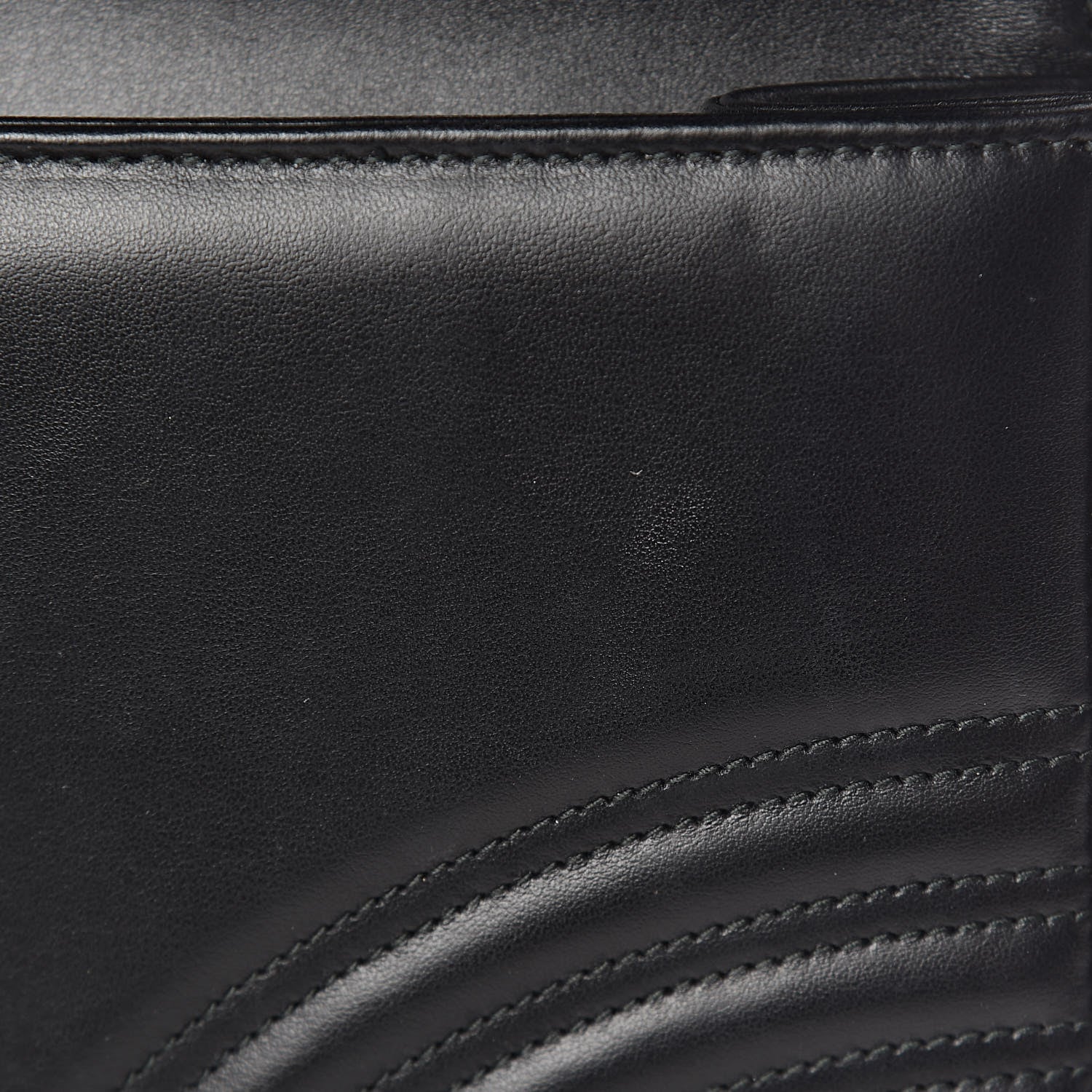 Gucci Calfskin Matelasse GG Marmont Clutch Black 9 of 10