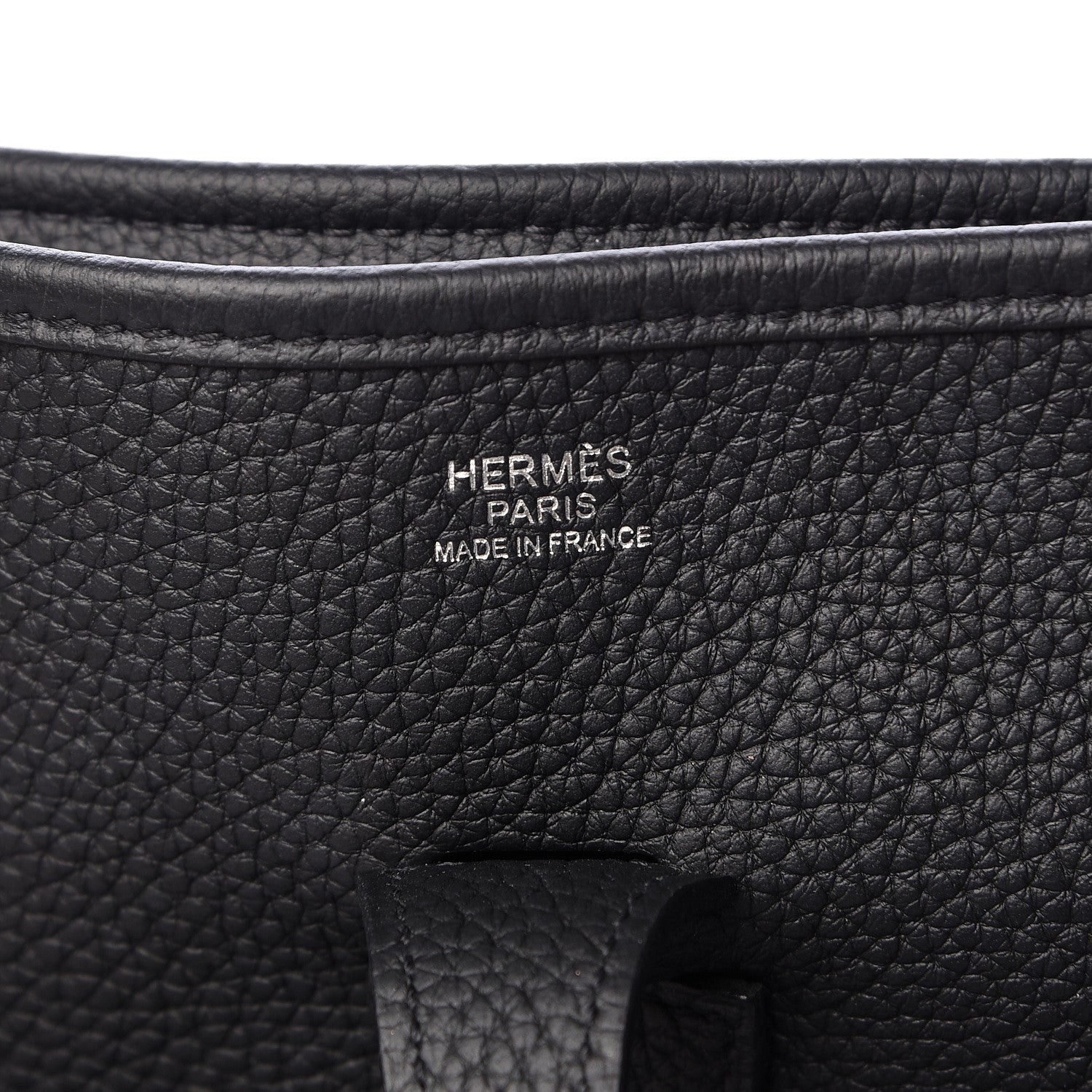 Hermes Taurillon Clemence Evelyne III PM Black 6 of 11