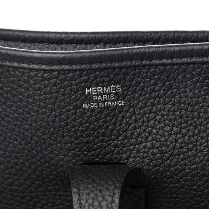 Hermes Taurillon Clemence Evelyne III PM Black 6 of 11