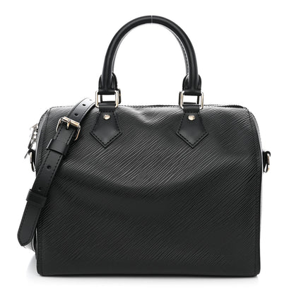 Louis Vuitton Epi Speedy Bandouliere 25 Black 1 of 11