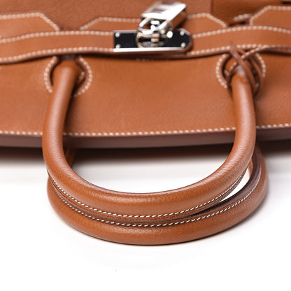 Hermes Natural Barenia Faubourg Birkin 35 Fauve 30 of 46