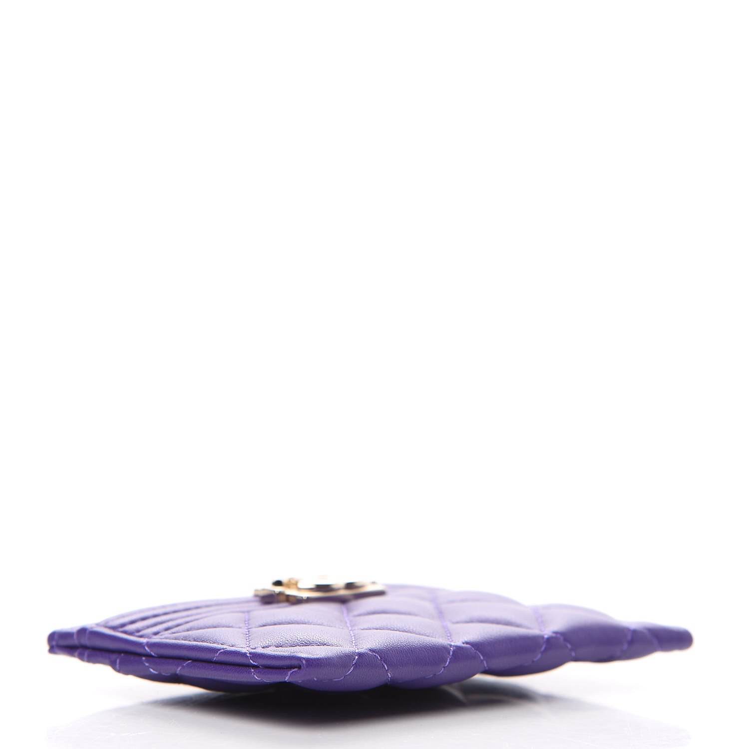 Chanel Lambskin Quilted Boy Card Holder Purple 3 of 8