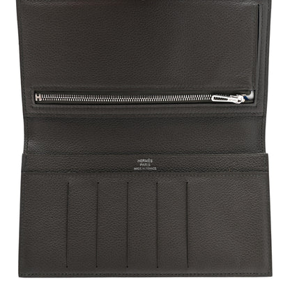 Hermes Evercolor Citizen Twill Long Wallet Vert De Gris 5 of 6
