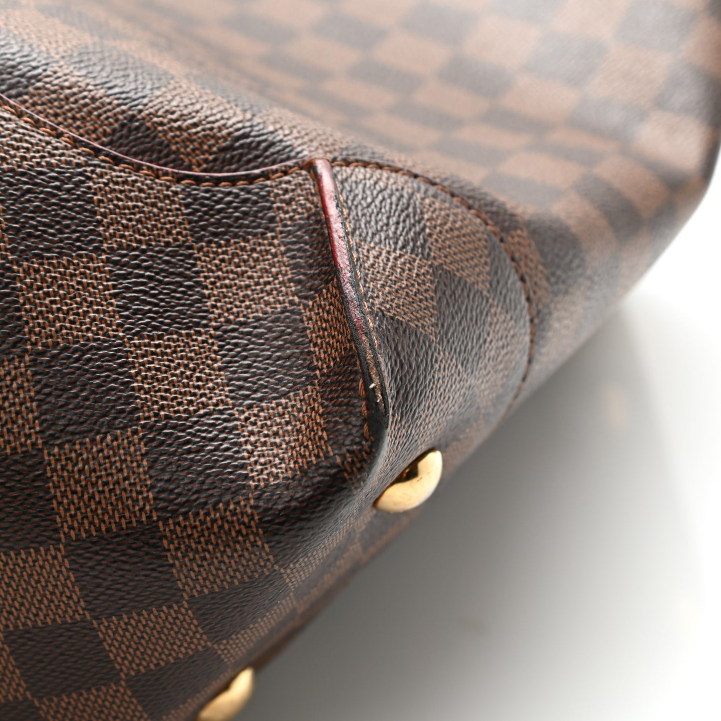 Damier Ebene Caissa Hobo Cherry