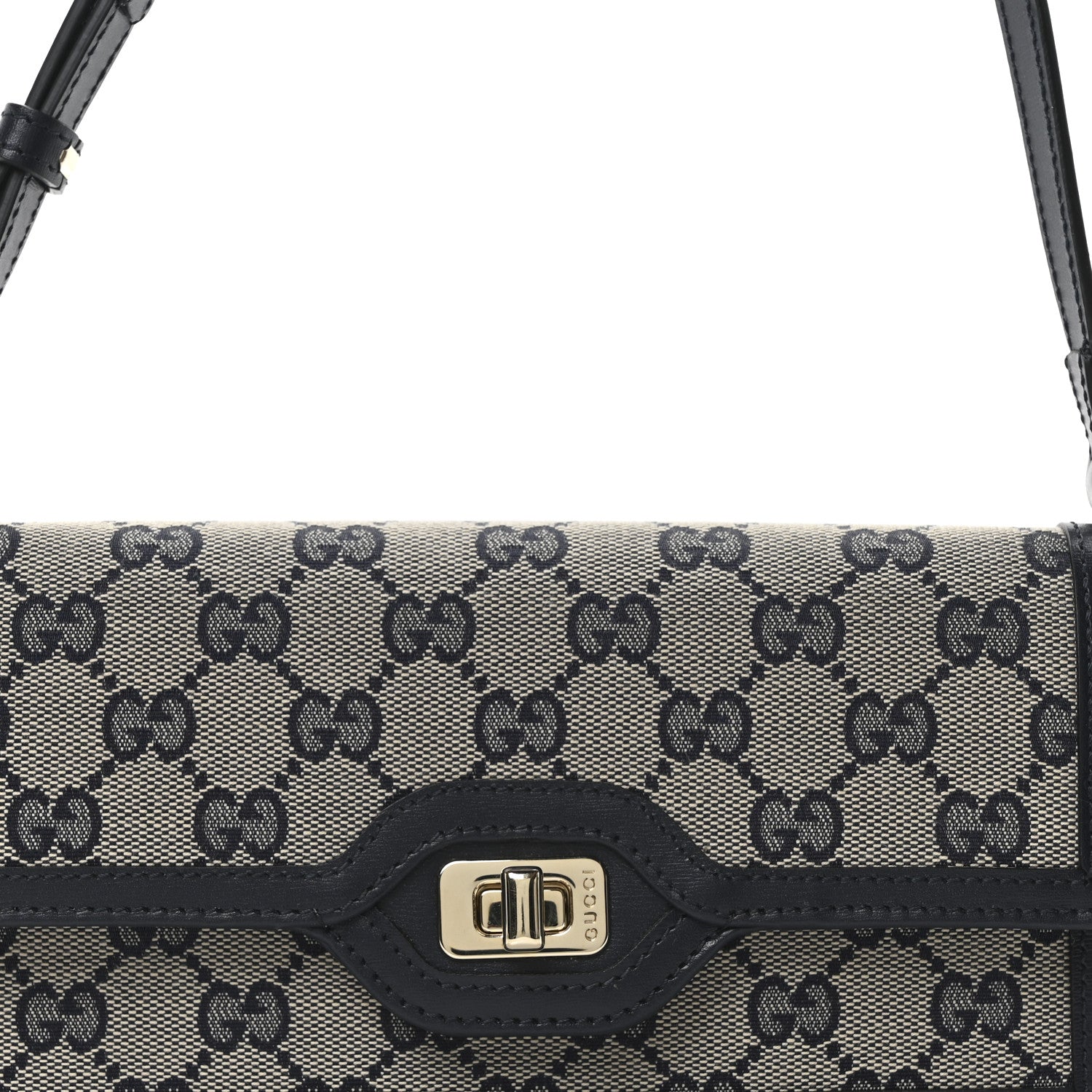 Gucci GG Monogram Mini Luce Shoulder Bag Beige Blue 7 of 9