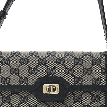 Gucci GG Monogram Mini Luce Shoulder Bag Beige Blue 7 of 9