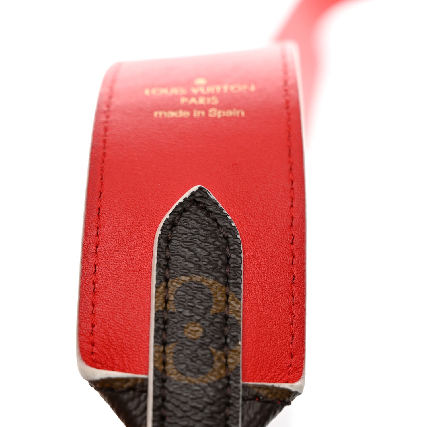 Louis Vuitton Monogram Bandouliere Shoulder Strap Red 6 of 14