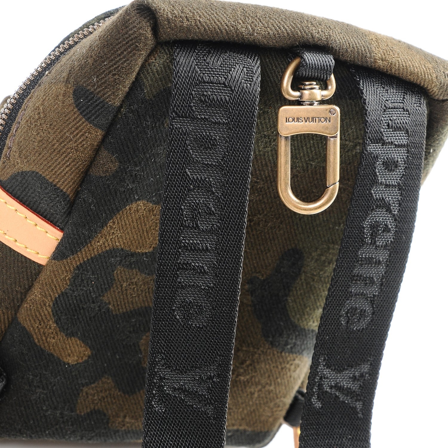 Louis Vuitton X SUPREME Camouflage Nano Apollo Backpack Bag Charm 10 of 10