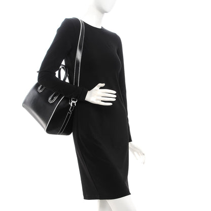 Givenchy Calfskin Contrast Topstitch Small Antigona Black White 2 of 8