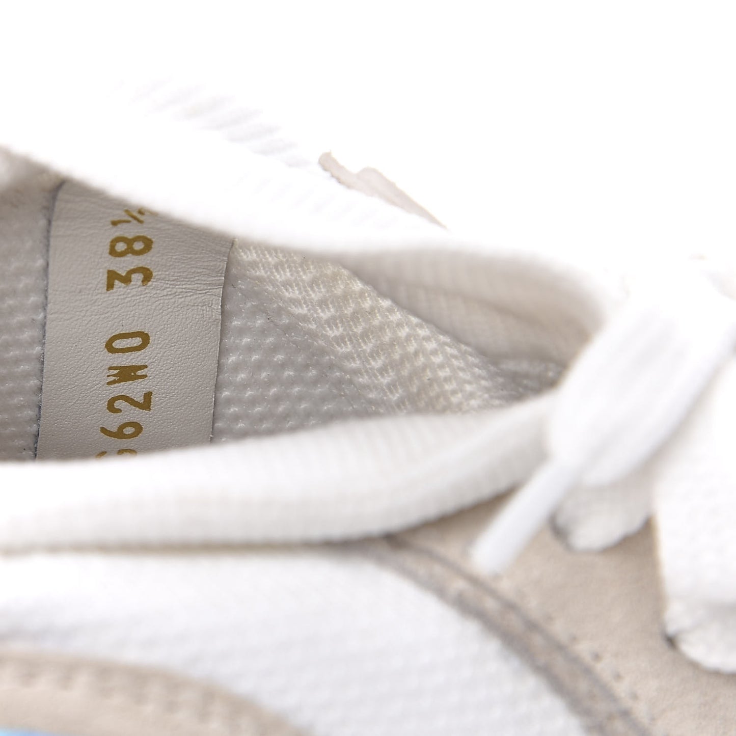 Mix Media Crystal High Top Chunky Sneakers 38.5 White