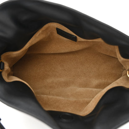 Loewe Calfskin Mini Flamenco Knot Clutch Black 5 of 10