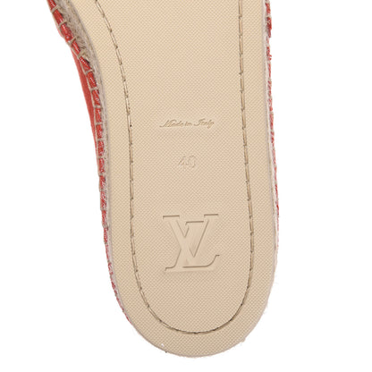 Louis Vuitton Canvas Waterfall Espadrille 40 Rouge 7 of 9
