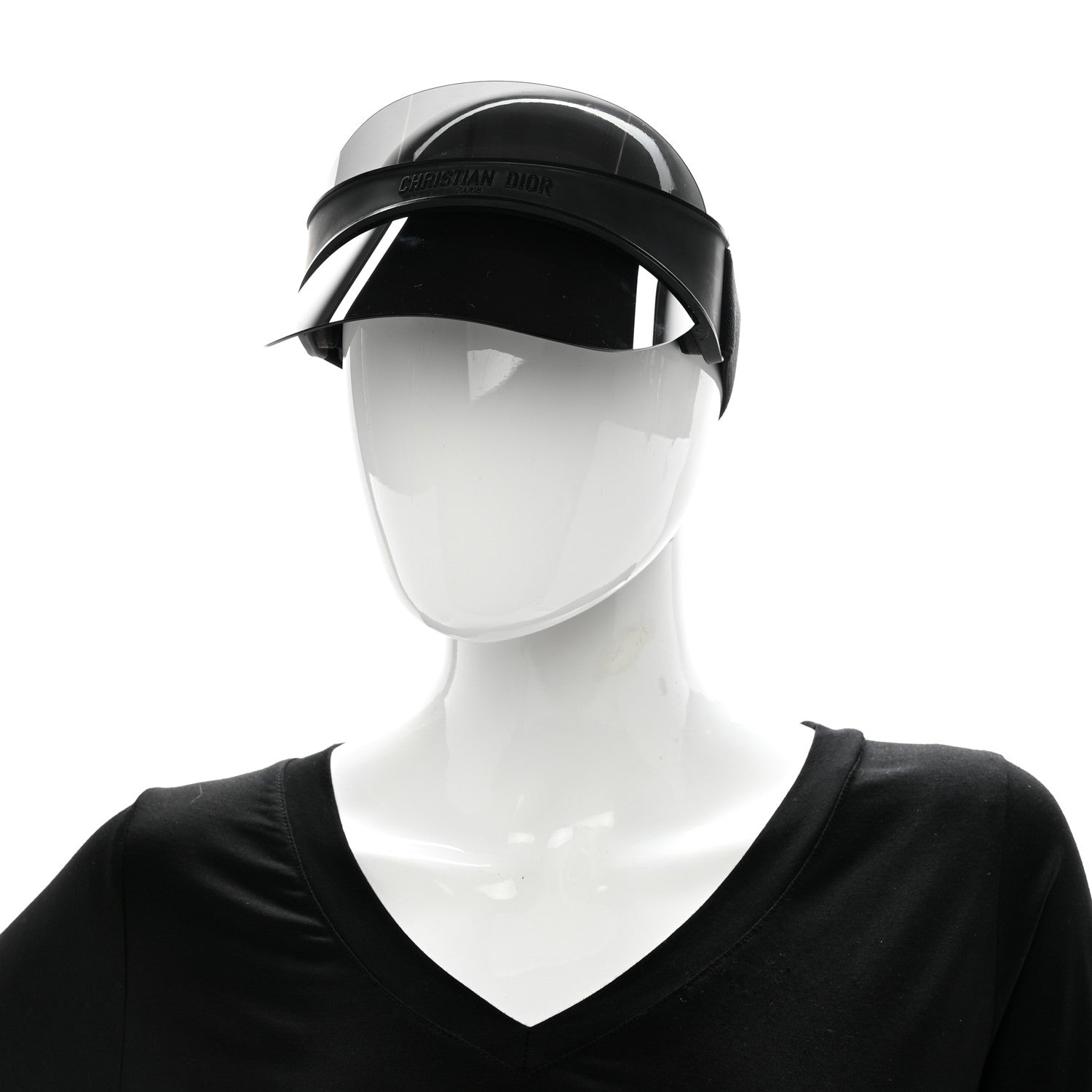 Christian Dior Mirrored DiorClubV1U Sun Visor Black 2 of 9