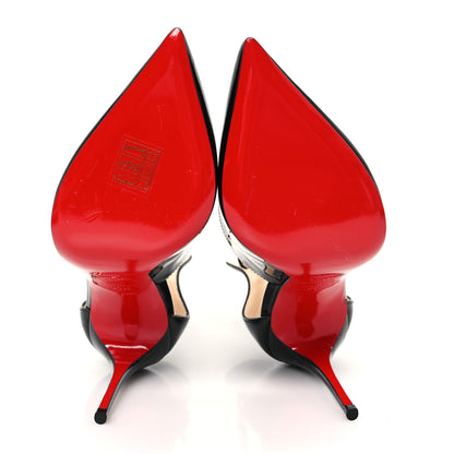Christian Louboutin Patent Marlenarock 100 Pumps 35.5 Black 6 of 10